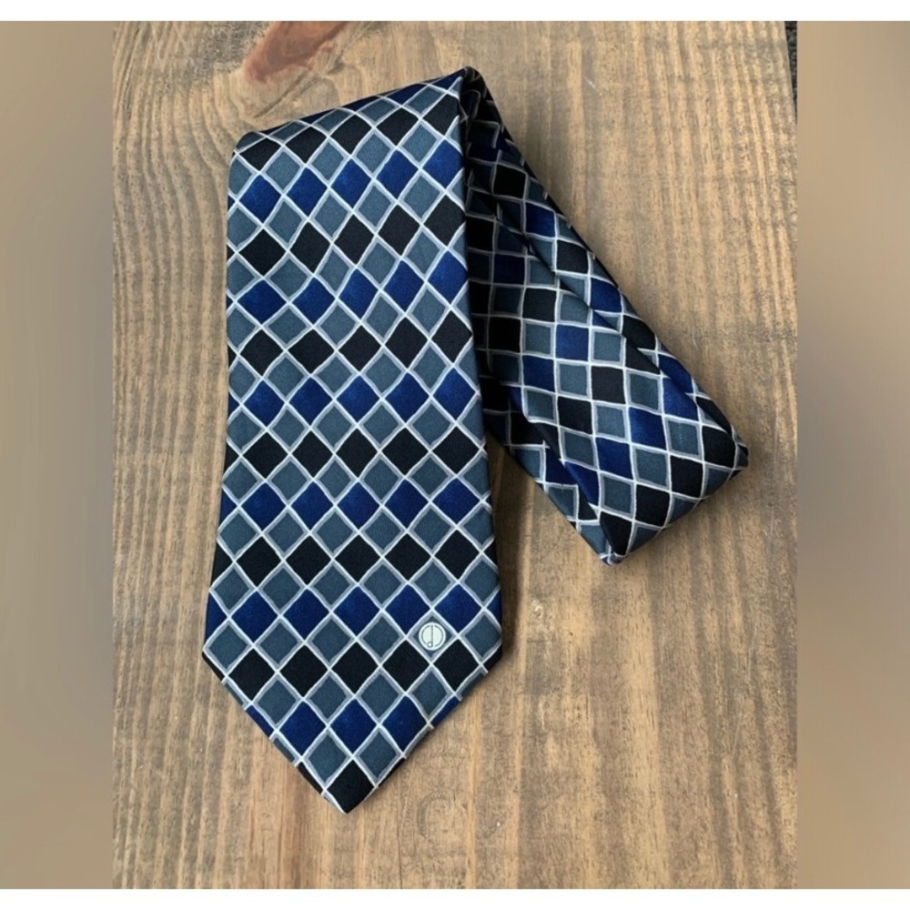 Dunhill Silk Tie  Diamond Mens Vintage Classic Preppy Old Money